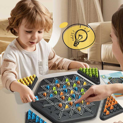 Fun Kids Learning Triangle Puzzle Necklace - Fesara