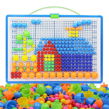 Colorful Kids Building Blocks Puzzle Set for 3+ Years