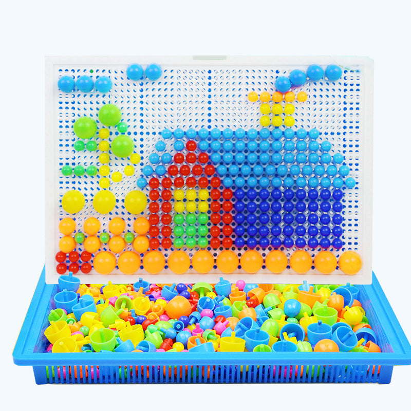 Colorful Kids Building Blocks Puzzle Set for 3+ Years