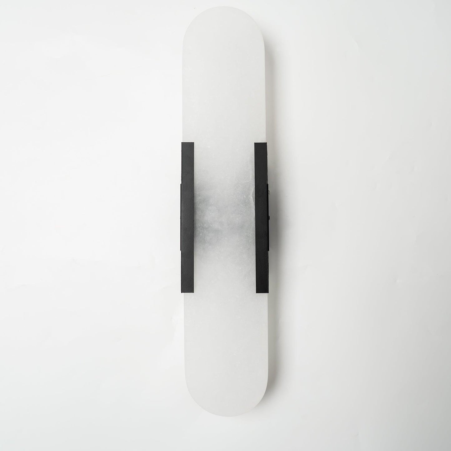 Classic White Marble LED Wall Light 2-Light Fixture