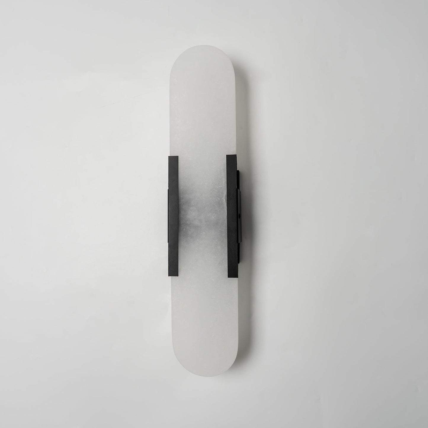 Classic White Marble LED Wall Light 2-Light Fixture
