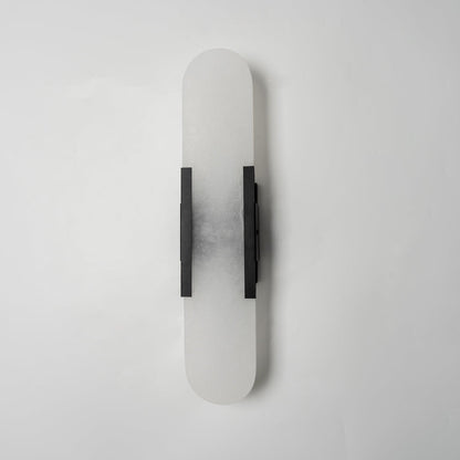 Classic White Marble LED Wall Light 2-Light Fixture
