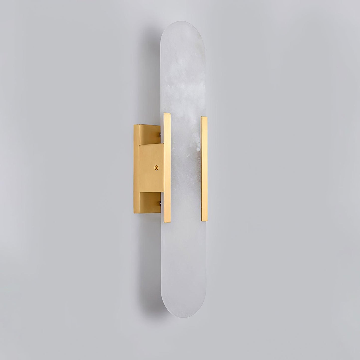 Classic White Marble LED Wall Light 2-Light Fixture