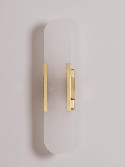 Classic White Marble LED Wall Light 2-Light Fixture