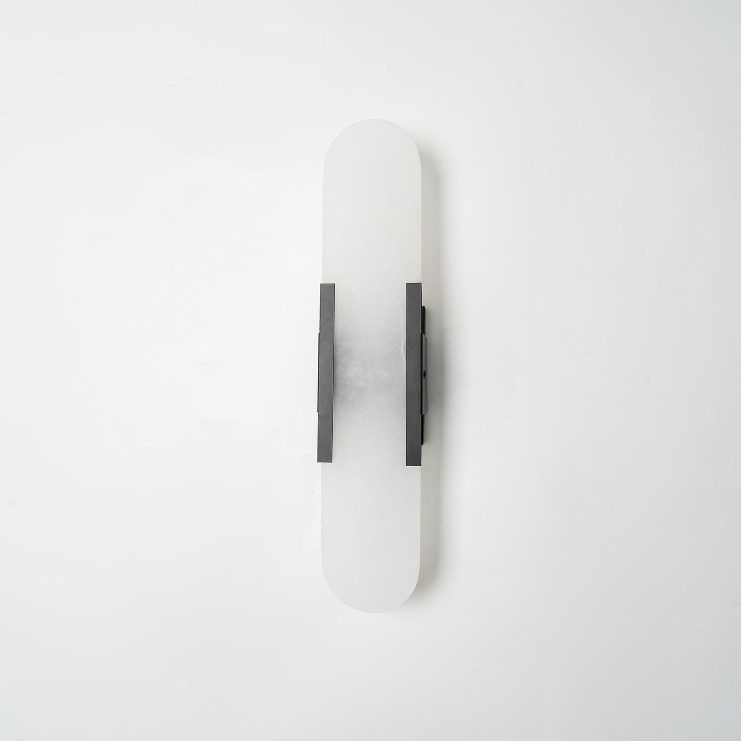 Classic White Marble LED Wall Light 2-Light Fixture