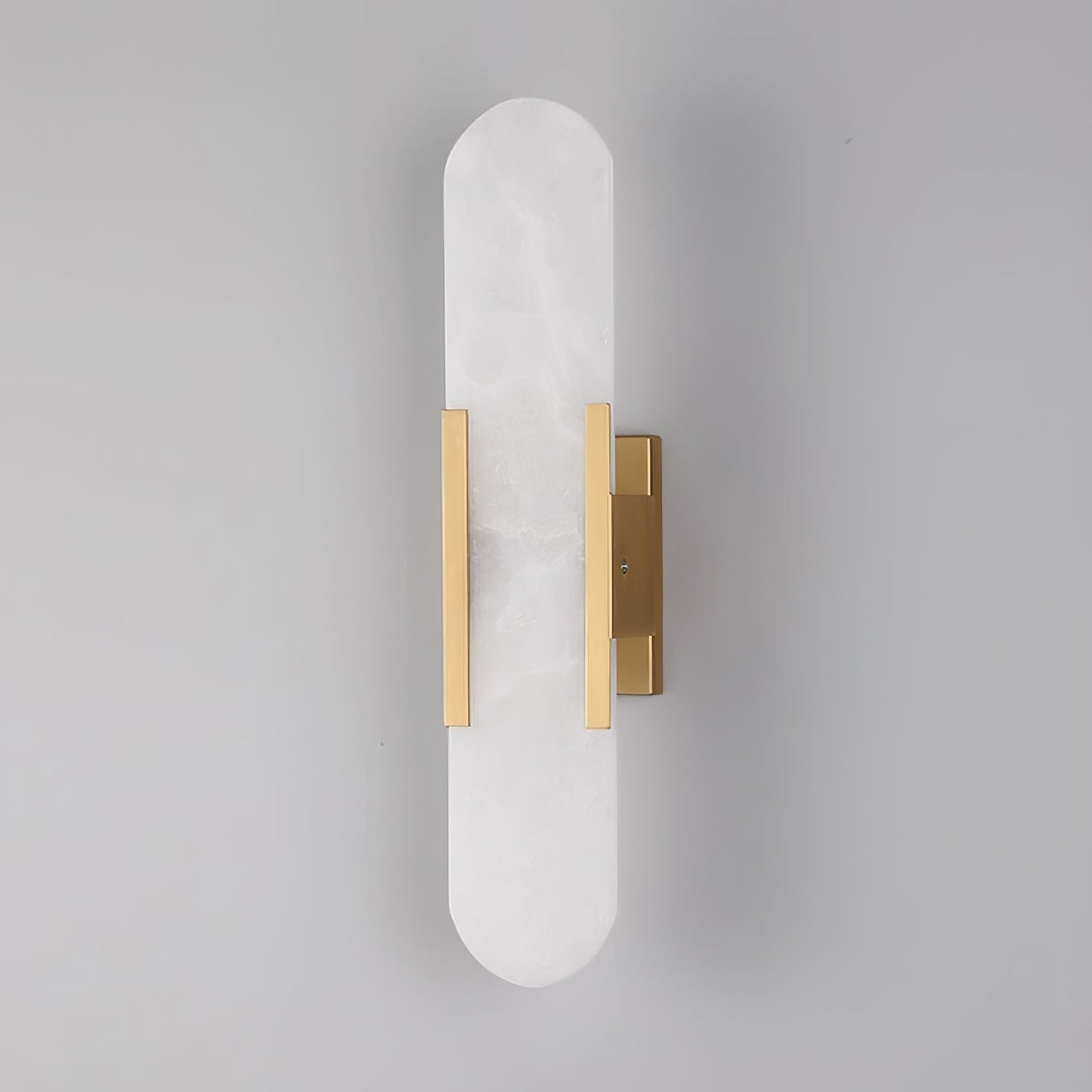 Classic White Marble LED Wall Light 2-Light Fixture
