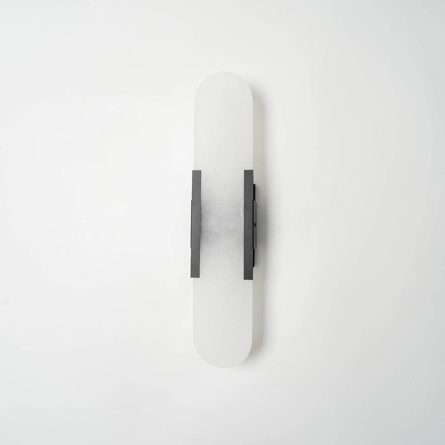 Classic White Marble LED Wall Light 2-Light Fixture