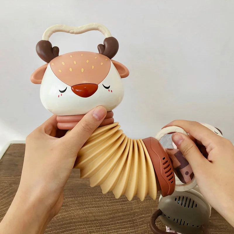 MelodyNest | Engaging Colorful Interactive Baby Accordion Rattle Toy 4