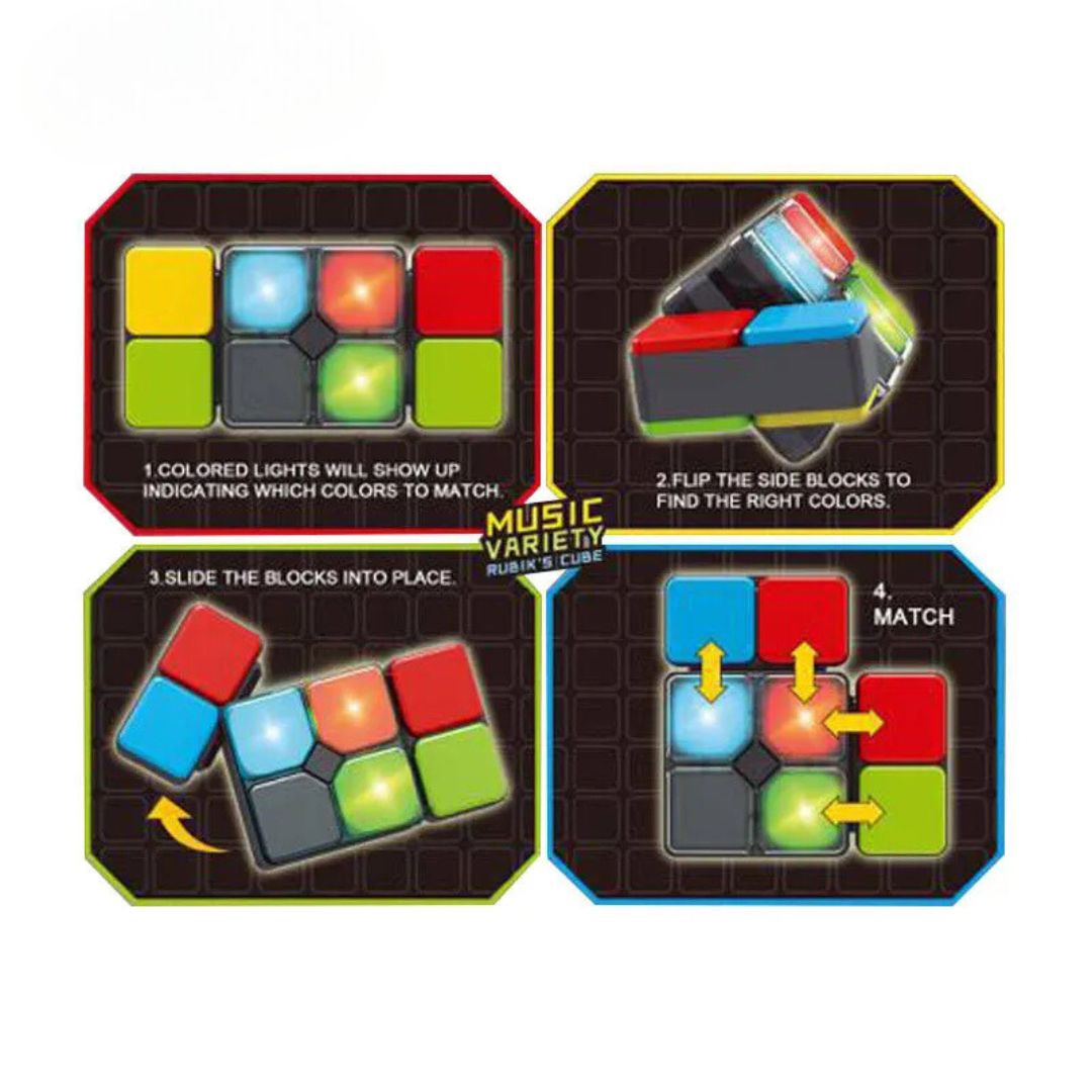 Interactive LED Brain Puzzle Toy