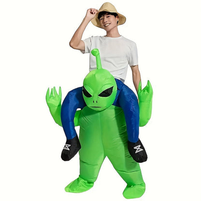 Inflatable Alien Costume for Men - Humorous Halloween Suit - Fesara
