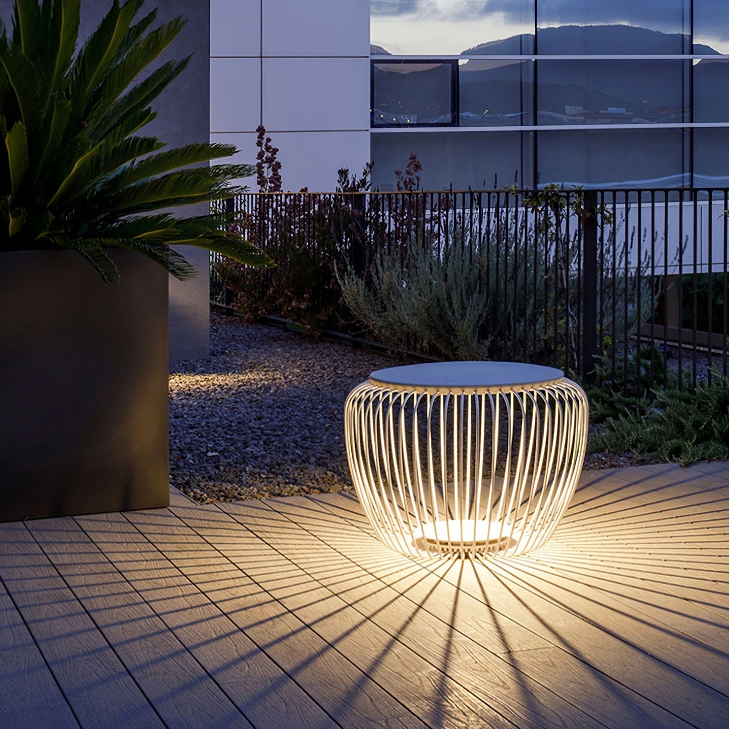 Green Outdoor Desk Lamp
