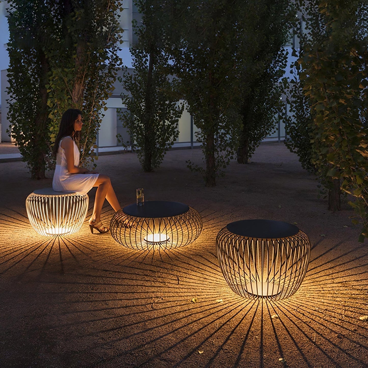 Green Outdoor Desk Lamp