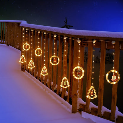 MerryCircle – Magical Wishing Ring Lighting with Christmas Decorations 4