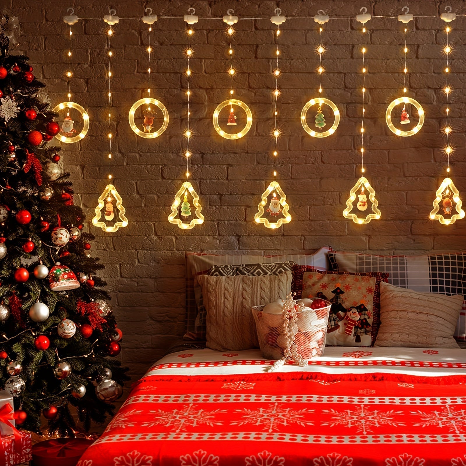 MerryCircle – Magical Wishing Ring Lighting with Christmas Decorations 6
