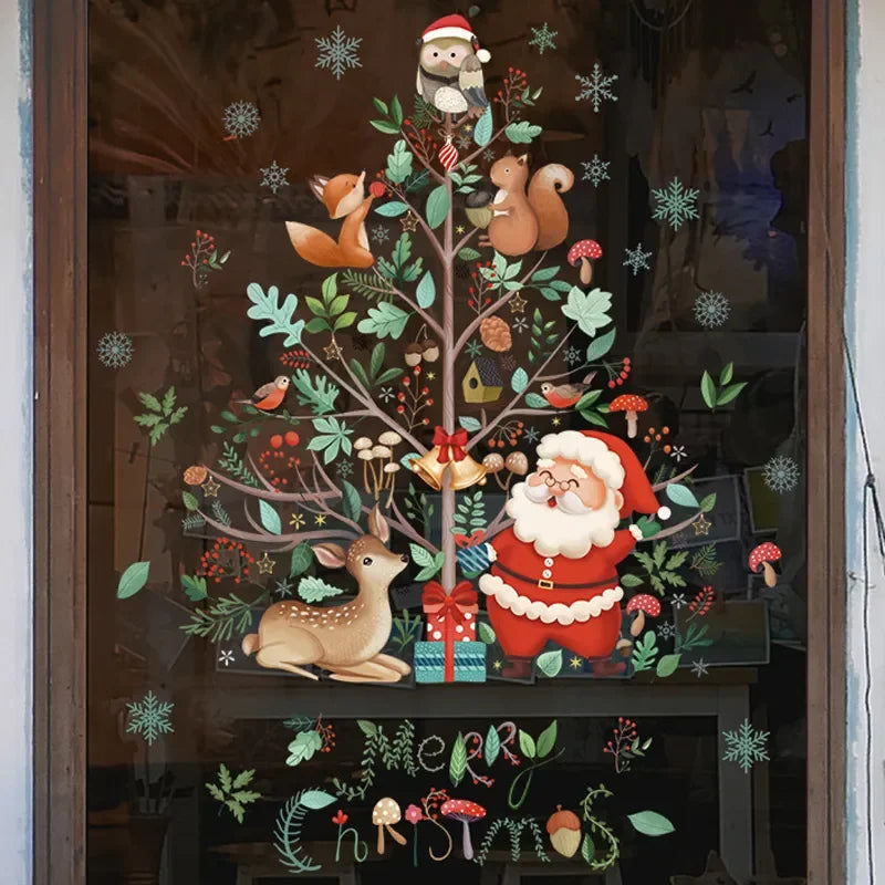MerryScenes | Festive Glass Stickers 2