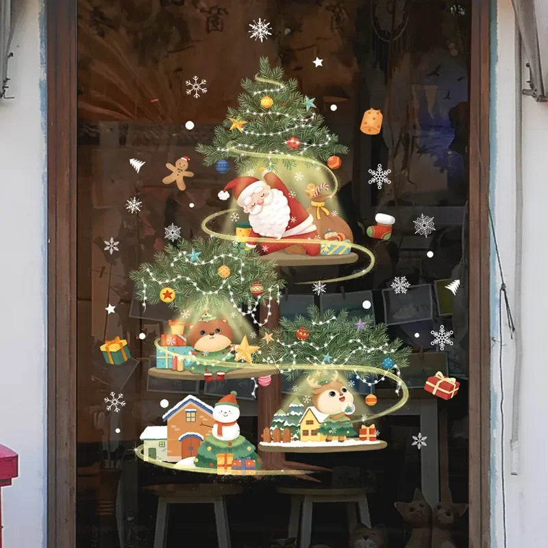 MerryScenes | Festive Glass Stickers 4