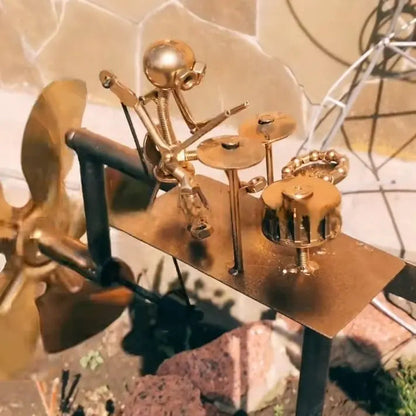 Unique Metal Windmill Garden Ornament