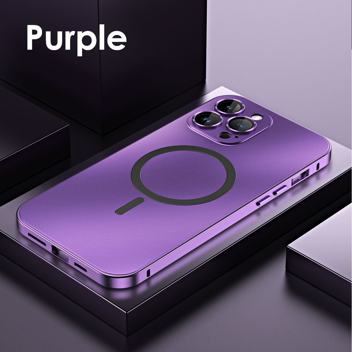 MetalloGuard | Sleek Durable Metal iPhone 14 Pro Case with Camera Protection 3