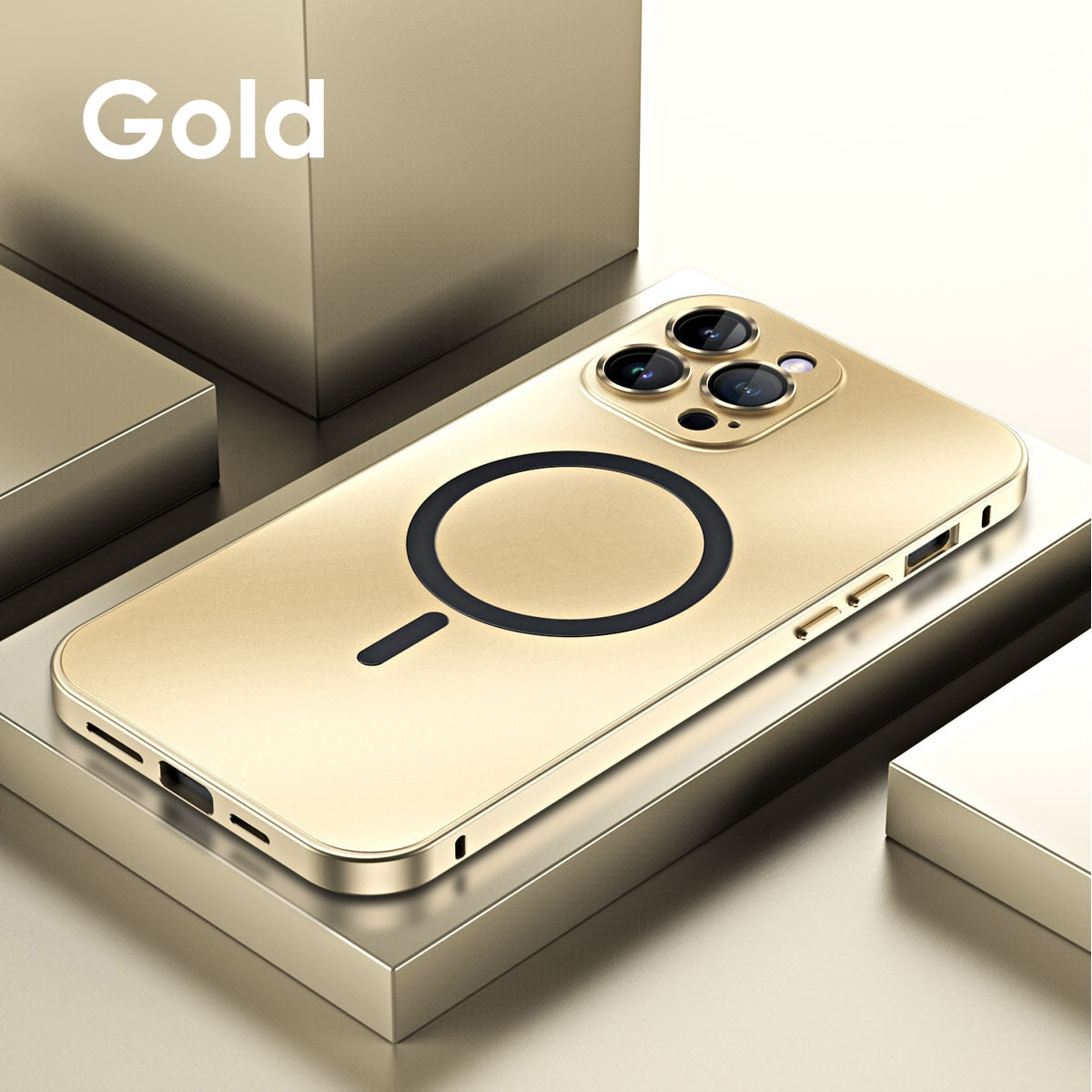 MetalloGuard | Sleek Durable Metal iPhone 14 Pro Case with Camera Protection 6