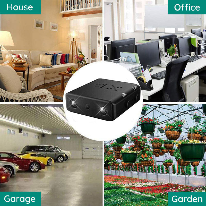Compact Wireless Mini Security Camera with Audio