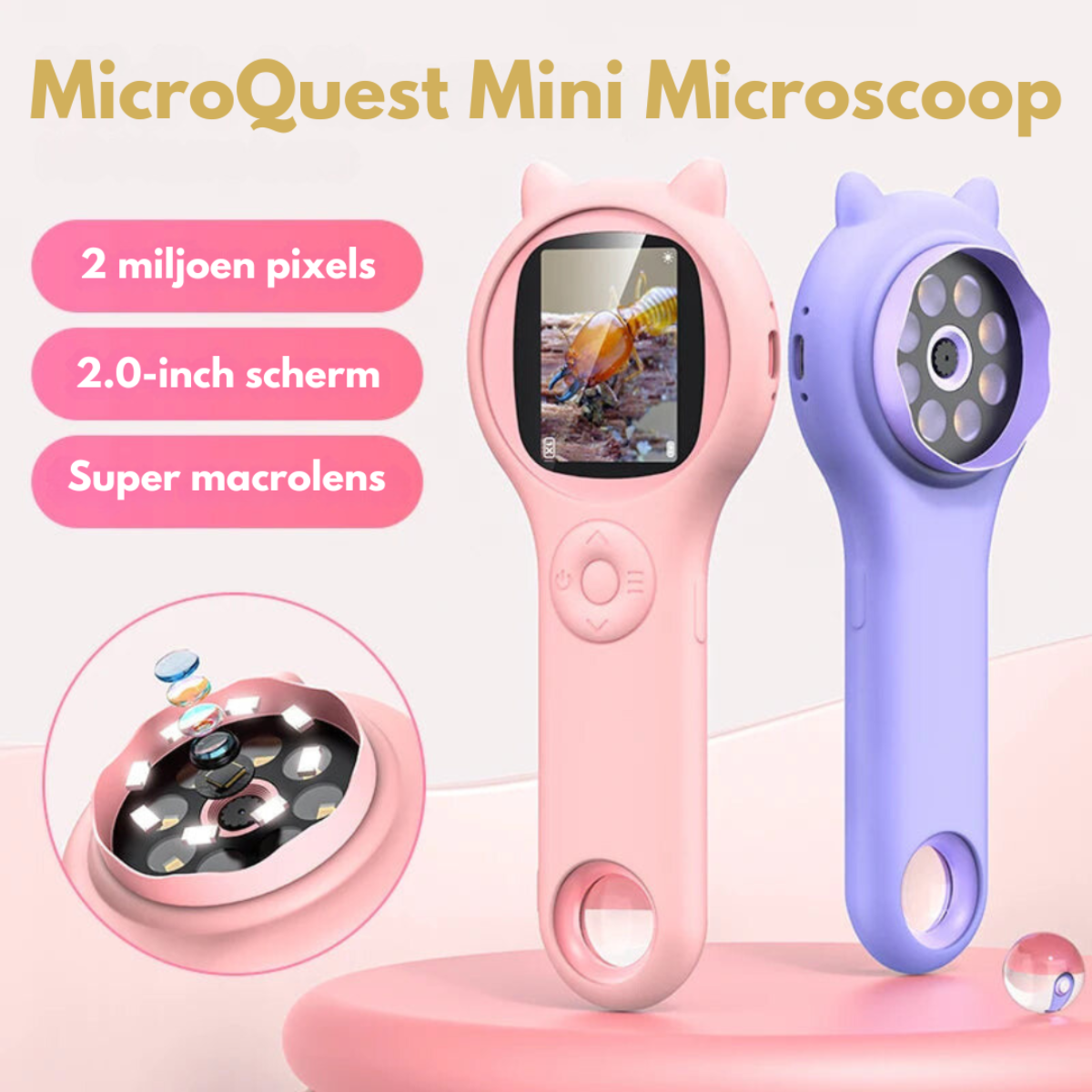 Kid's Digital Microscope Set
