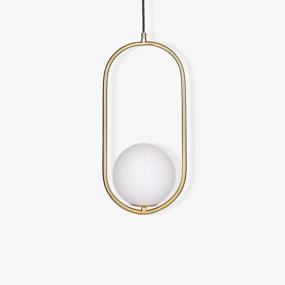 Sleek Brass Glass Pendant Ceiling Light Fixtures