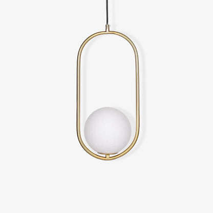 Sleek Brass Glass Pendant Ceiling Light Fixtures