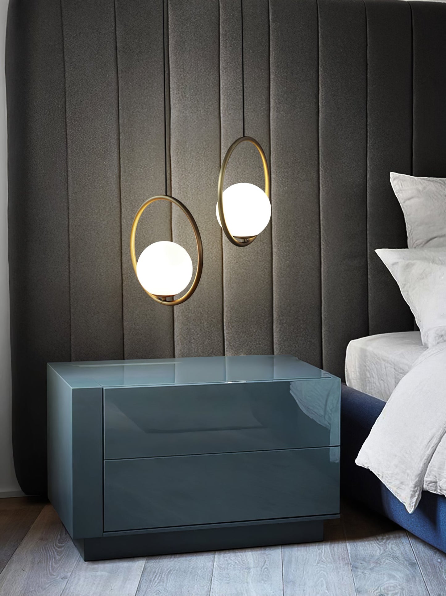 Sleek Brass Glass Pendant Ceiling Light Fixtures