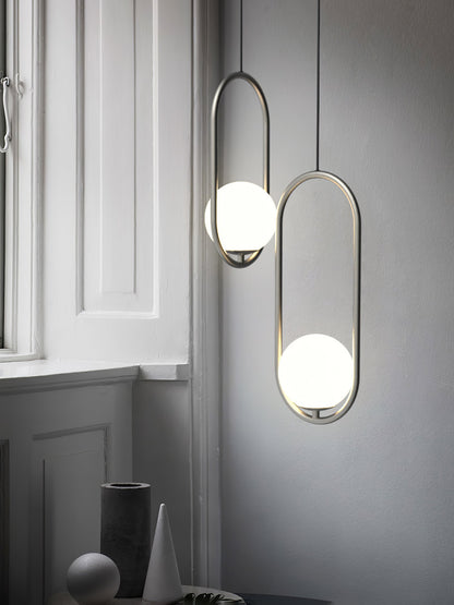 Sleek Brass Glass Pendant Ceiling Light Fixtures