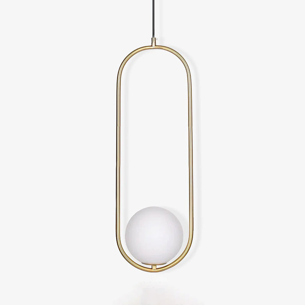 Sleek Brass Glass Pendant Ceiling Light Fixtures