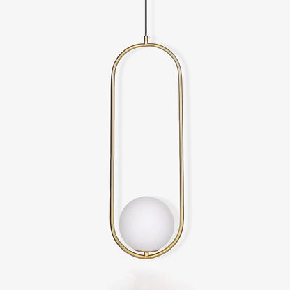Sleek Brass Glass Pendant Ceiling Light Fixtures