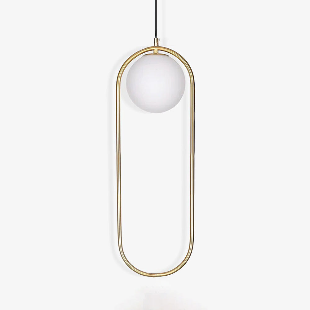 Sleek Brass Glass Pendant Ceiling Light Fixtures