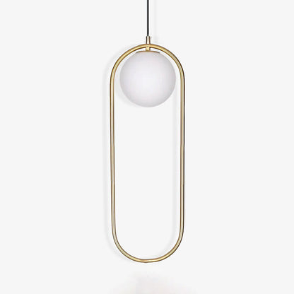 Sleek Brass Glass Pendant Ceiling Light Fixtures