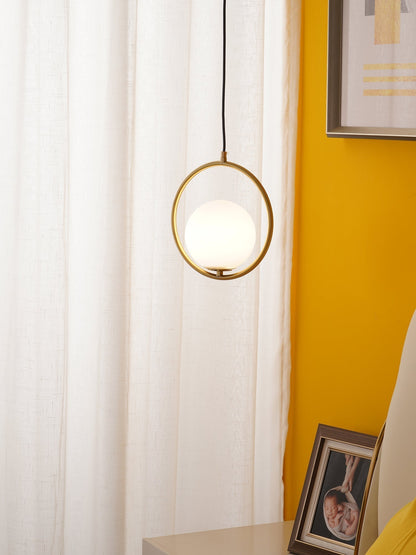 Sleek Brass Glass Pendant Ceiling Light Fixtures