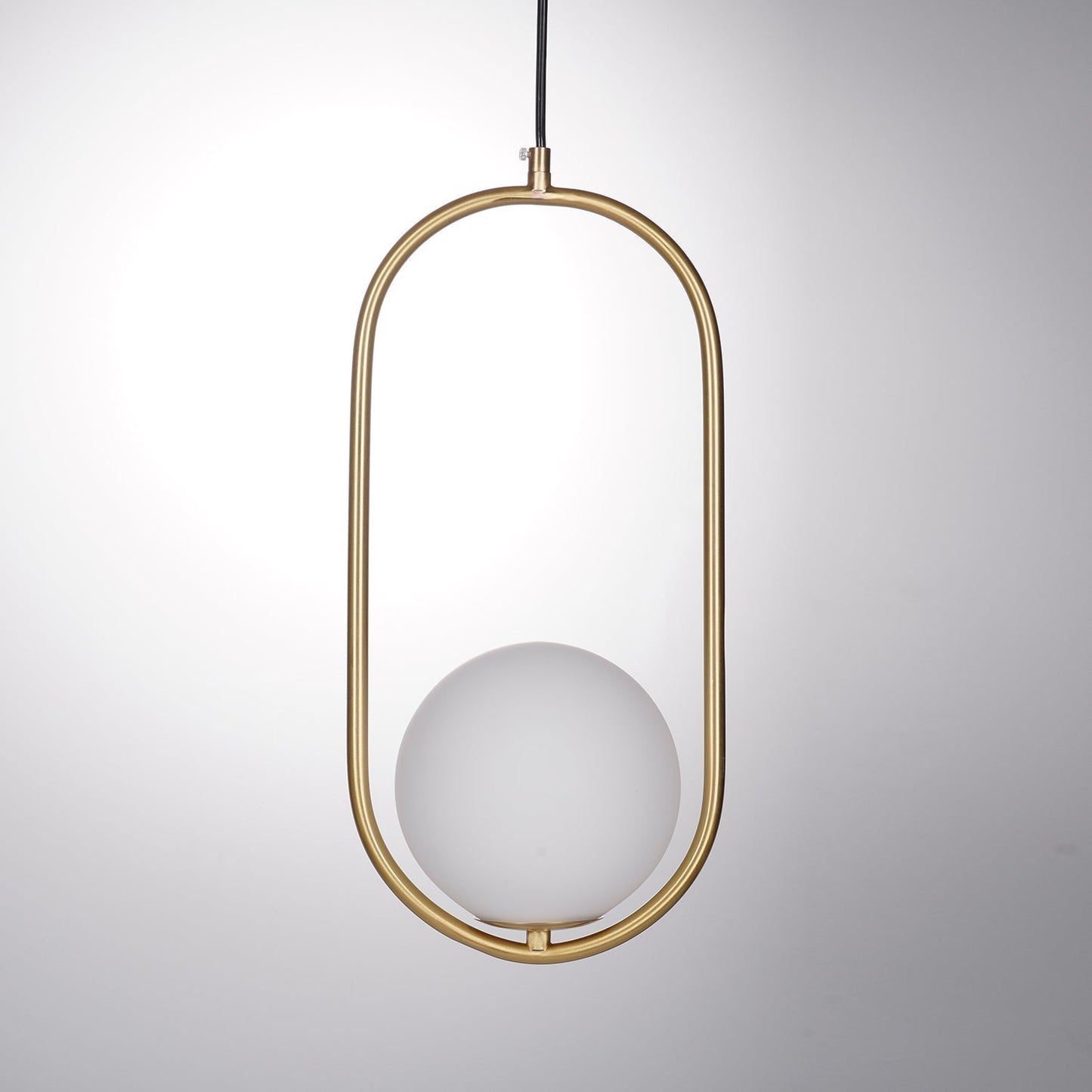 Sleek Brass Glass Pendant Ceiling Light Fixtures