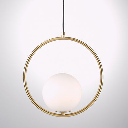 Sleek Brass Glass Pendant Ceiling Light Fixtures