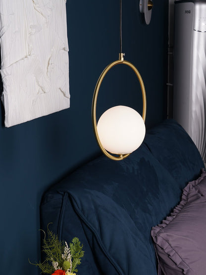 Sleek Brass Glass Pendant Ceiling Light Fixtures