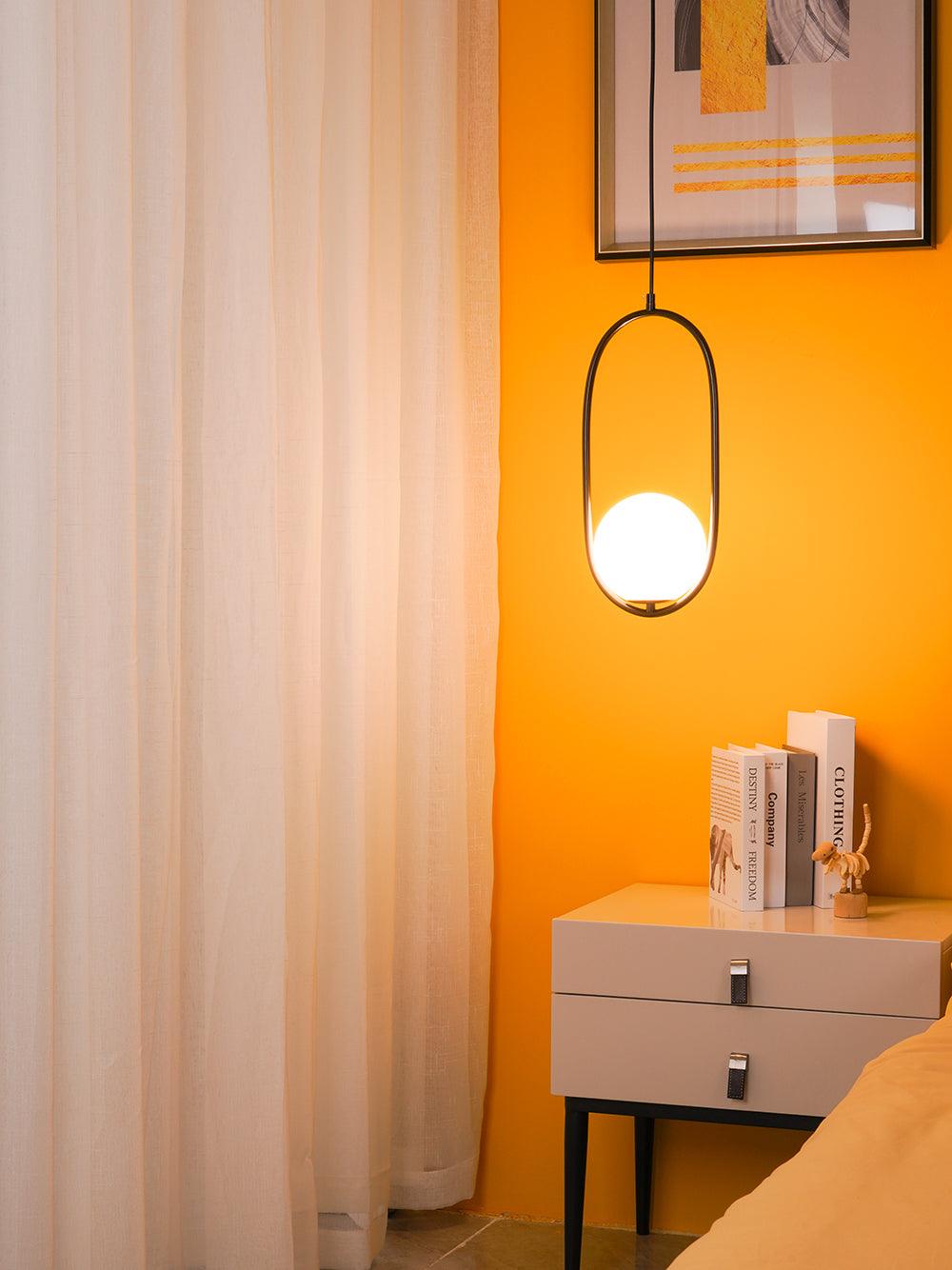 Sleek Brass Glass Pendant Ceiling Light Fixtures