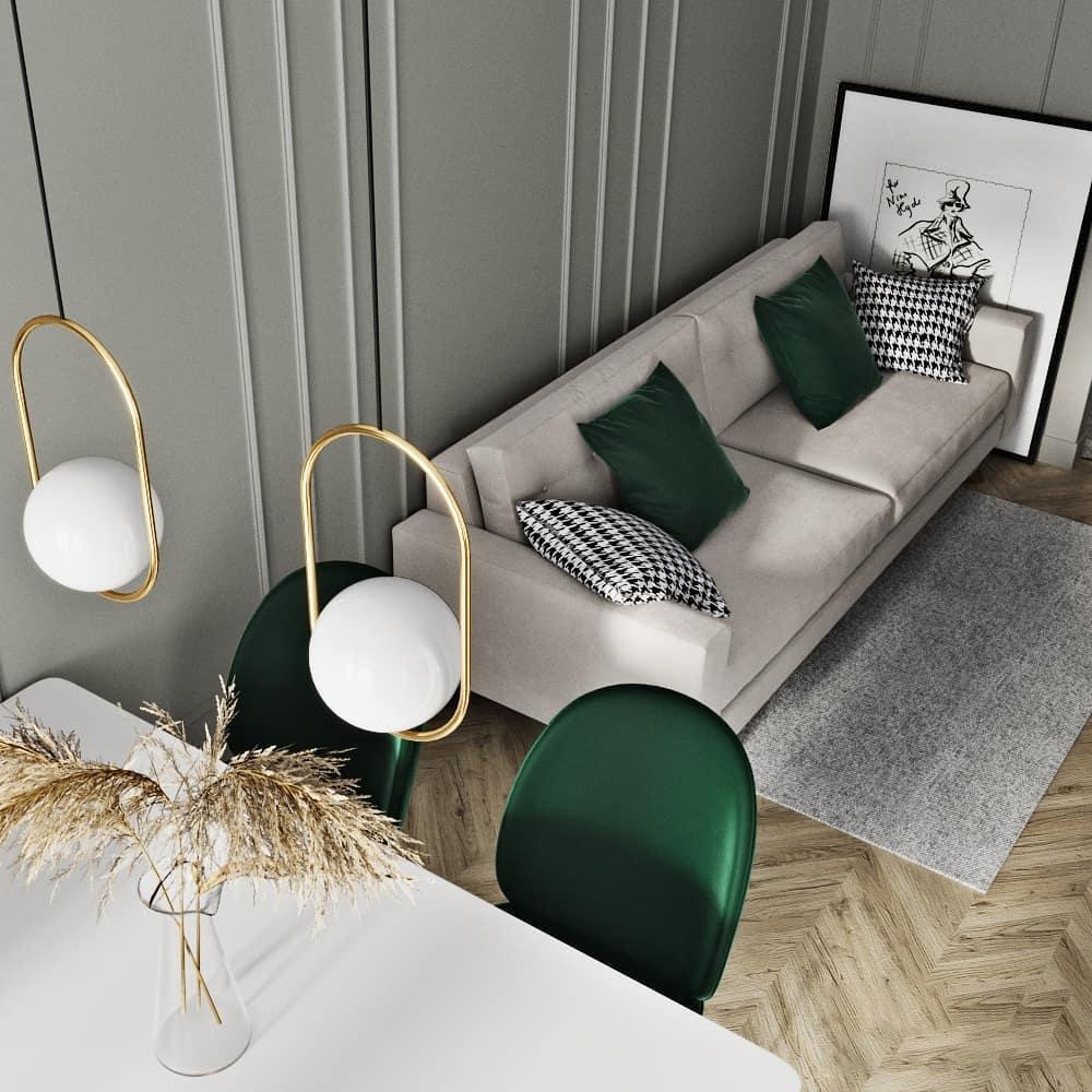 MilaAura - Modern Sleek Ceiling Lamp