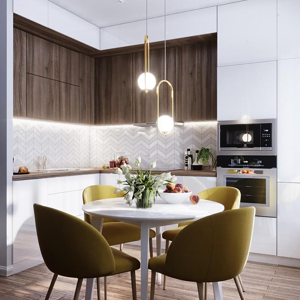 Sleek Brass Glass Pendant Ceiling Light Fixtures