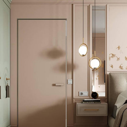Sleek Brass Glass Pendant Ceiling Light Fixtures