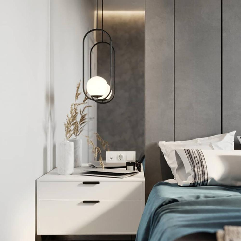 Sleek Brass Glass Pendant Ceiling Light Fixtures