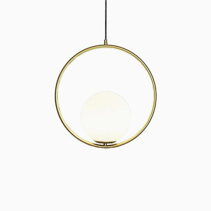Sleek Brass Glass Pendant Ceiling Light Fixtures