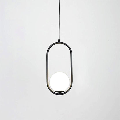 Sleek Brass Glass Pendant Ceiling Light Fixtures