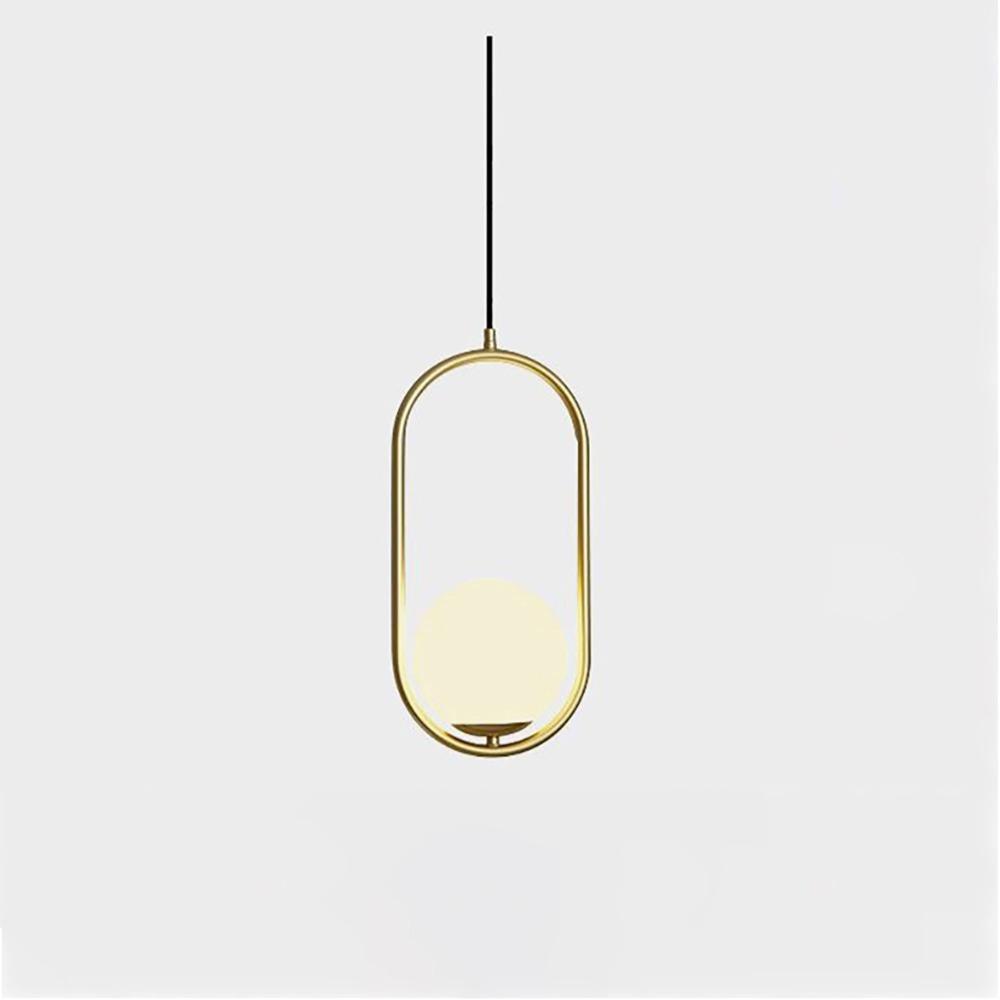 Sleek Brass Glass Pendant Ceiling Light Fixtures