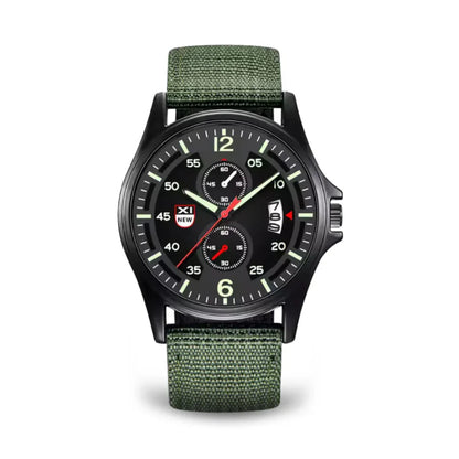 Rugged Mens Quartz Watch – Durable Sport Nylon Strap Watch - Fesara