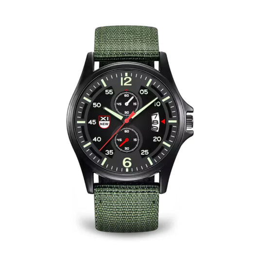 Rugged Mens Quartz Watch – Durable Sport Nylon Strap Watch - Fesara