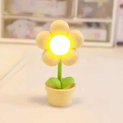 Delicate Petal Table Lamp with Warm LED Glow