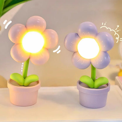 Delicate Petal Table Lamp with Warm LED Glow