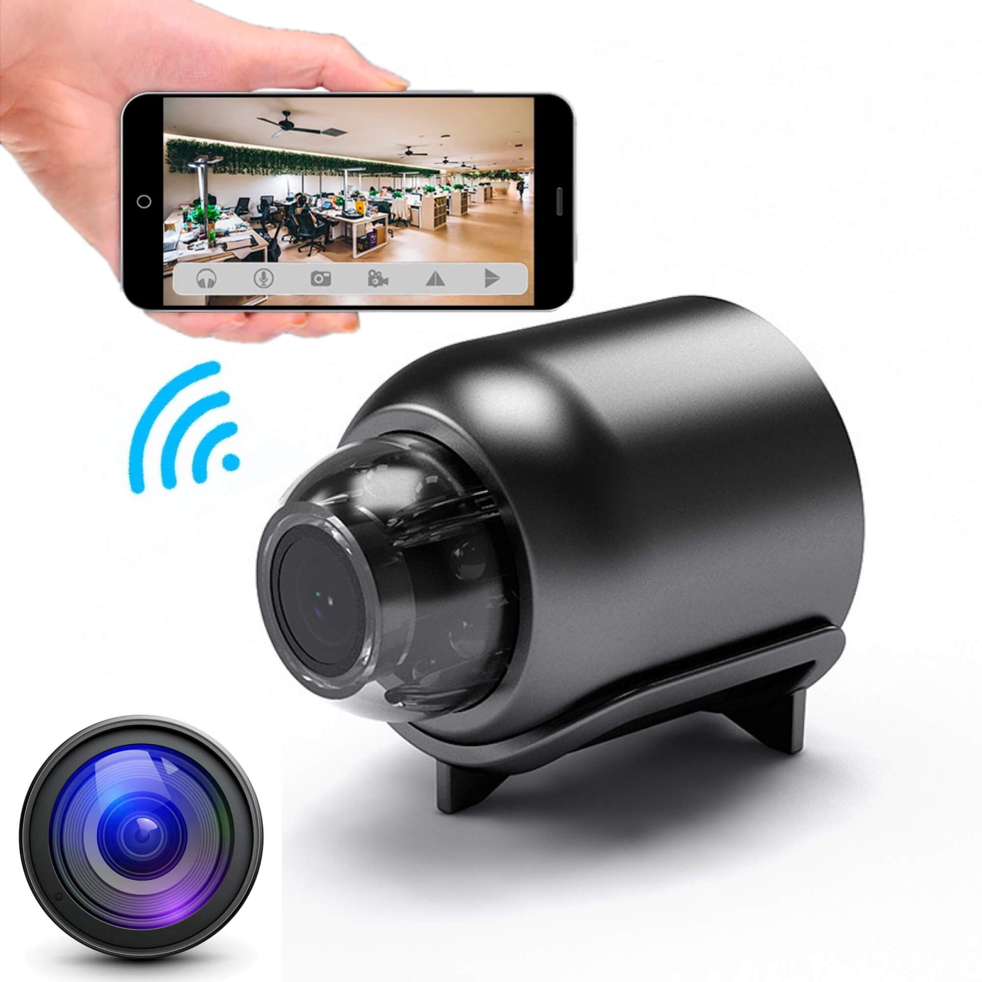 Compact Outdoor Wi-Fi Camera HD 1080P Night Vision - Fesara